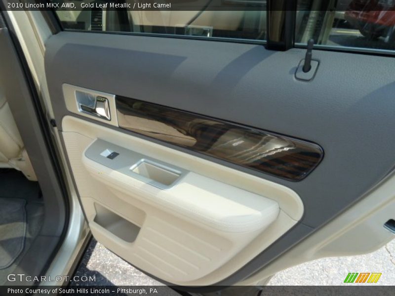 Gold Leaf Metallic / Light Camel 2010 Lincoln MKX AWD