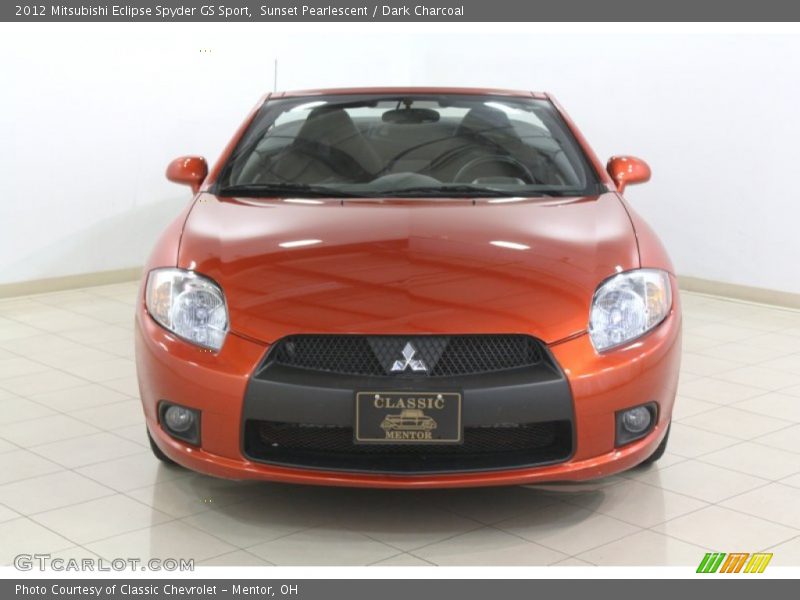 Sunset Pearlescent / Dark Charcoal 2012 Mitsubishi Eclipse Spyder GS Sport