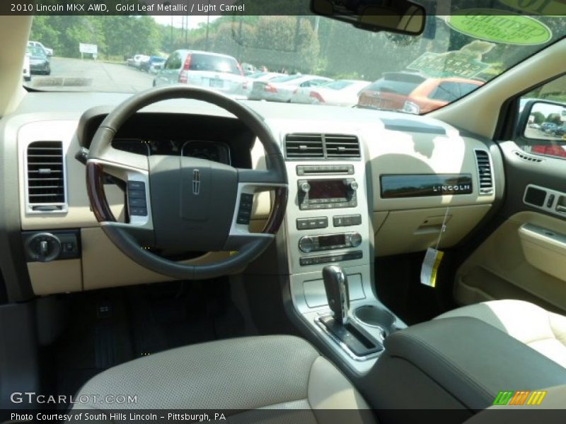 Gold Leaf Metallic / Light Camel 2010 Lincoln MKX AWD