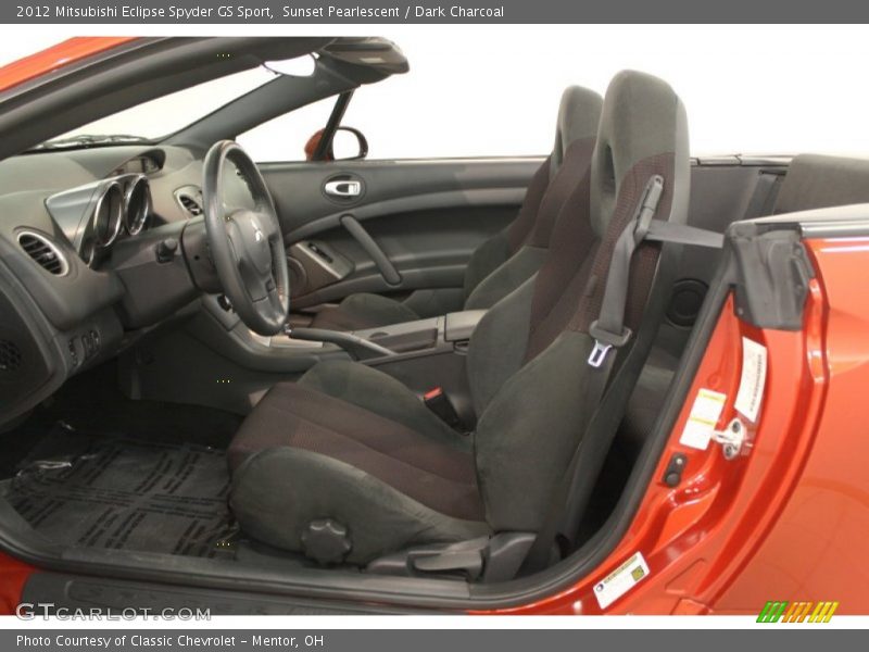  2012 Eclipse Spyder GS Sport Dark Charcoal Interior
