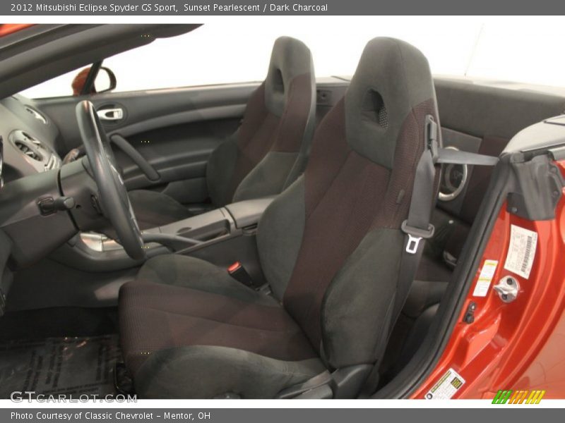 Sunset Pearlescent / Dark Charcoal 2012 Mitsubishi Eclipse Spyder GS Sport