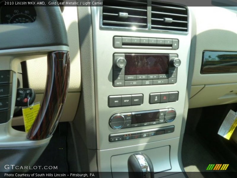 Controls of 2010 MKX AWD