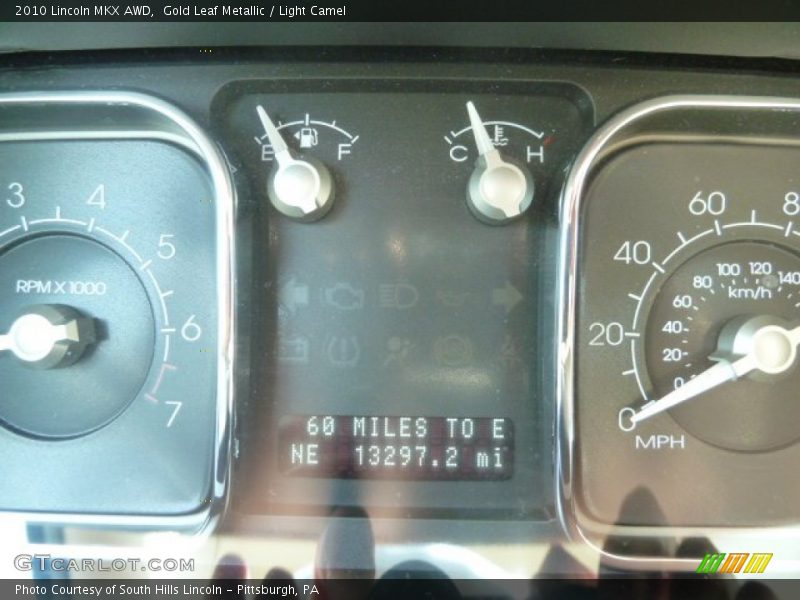 Gold Leaf Metallic / Light Camel 2010 Lincoln MKX AWD