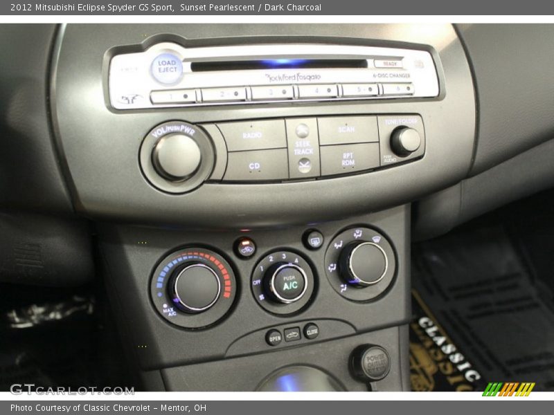 Controls of 2012 Eclipse Spyder GS Sport