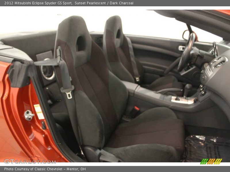  2012 Eclipse Spyder GS Sport Dark Charcoal Interior