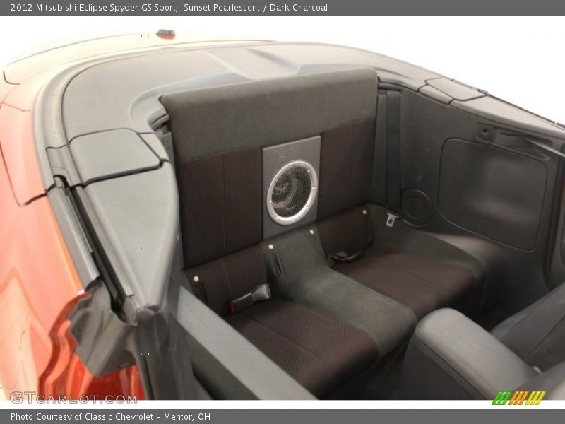 Rear Seat of 2012 Eclipse Spyder GS Sport