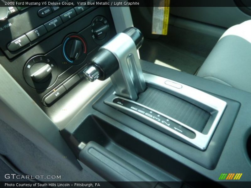 Vista Blue Metallic / Light Graphite 2008 Ford Mustang V6 Deluxe Coupe