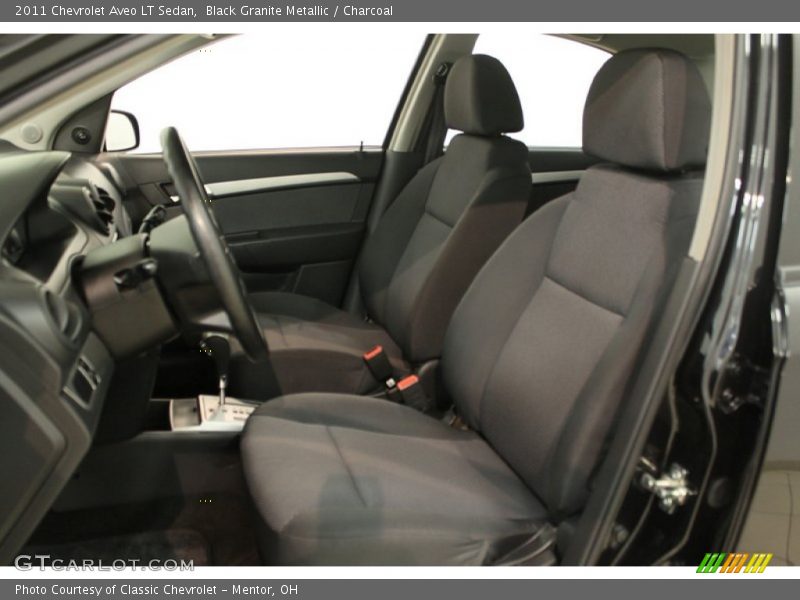Black Granite Metallic / Charcoal 2011 Chevrolet Aveo LT Sedan