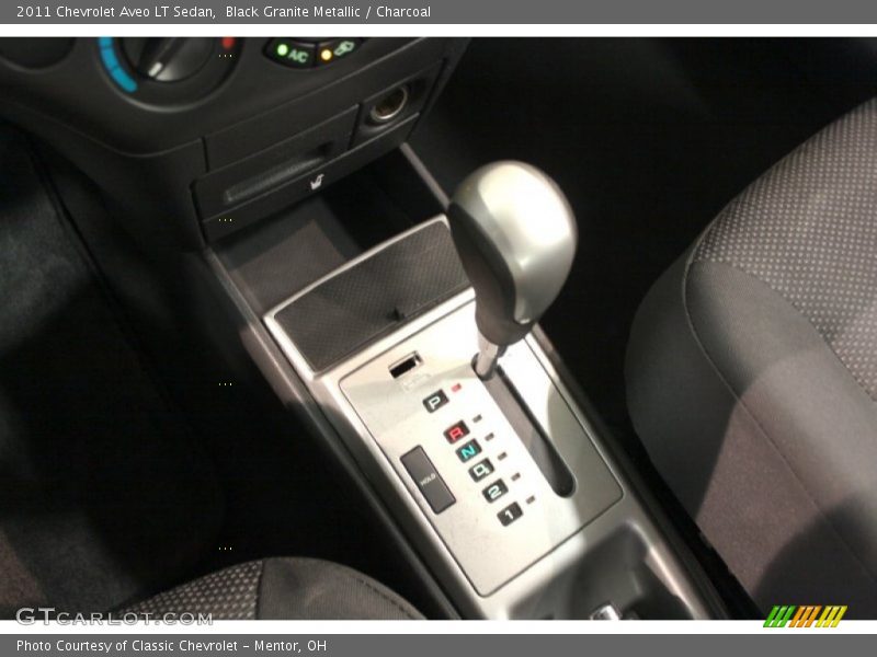 Black Granite Metallic / Charcoal 2011 Chevrolet Aveo LT Sedan