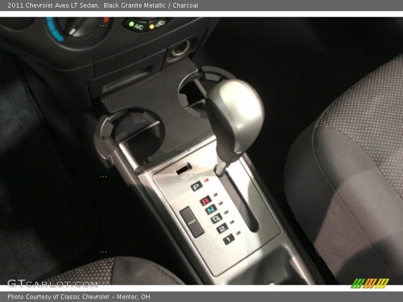 Black Granite Metallic / Charcoal 2011 Chevrolet Aveo LT Sedan