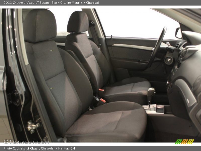 Black Granite Metallic / Charcoal 2011 Chevrolet Aveo LT Sedan