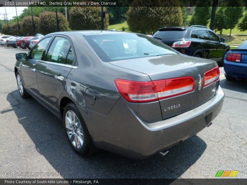 Sterling Gray Metallic / Dark Charcoal 2012 Lincoln MKZ FWD