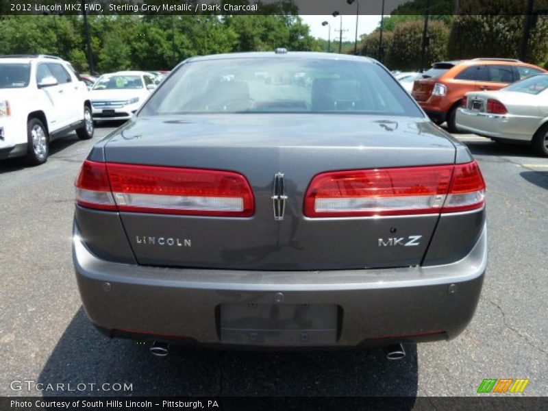 Sterling Gray Metallic / Dark Charcoal 2012 Lincoln MKZ FWD