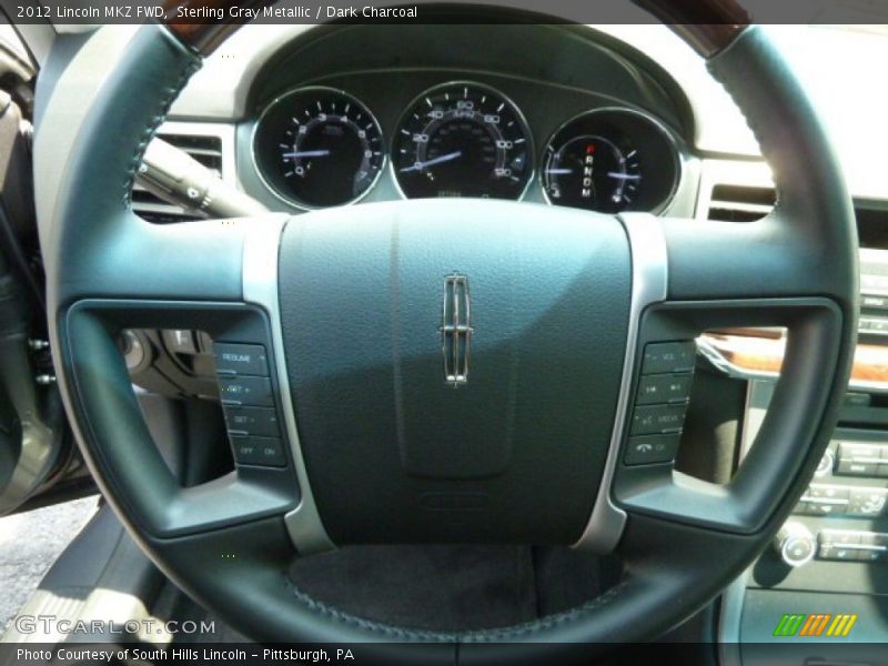 Sterling Gray Metallic / Dark Charcoal 2012 Lincoln MKZ FWD