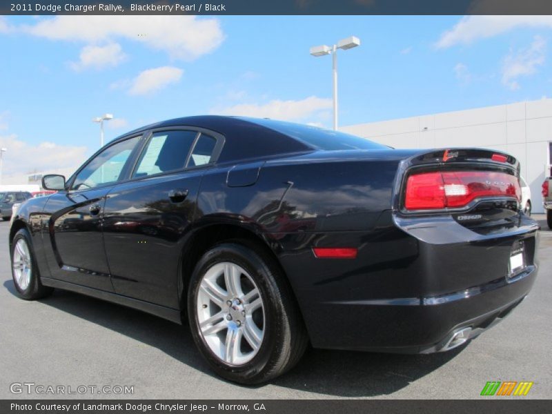 Blackberry Pearl / Black 2011 Dodge Charger Rallye