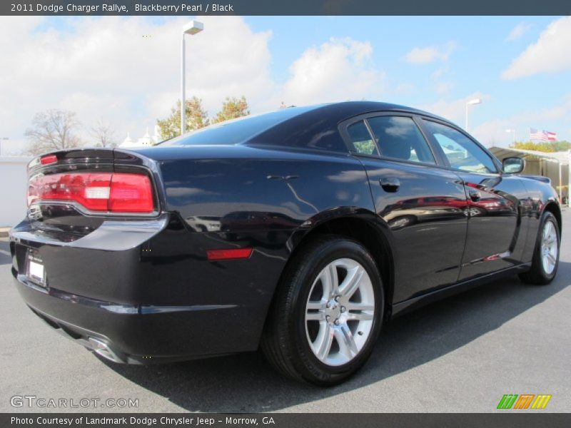 Blackberry Pearl / Black 2011 Dodge Charger Rallye