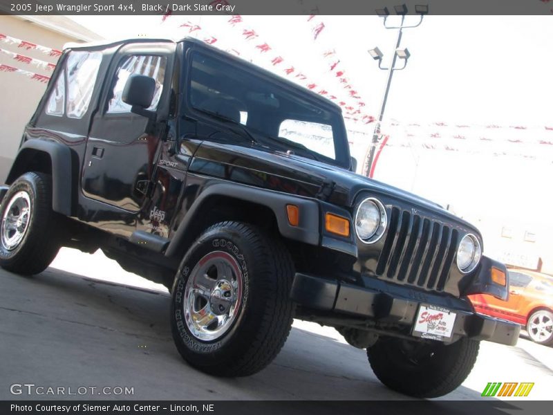 Black / Dark Slate Gray 2005 Jeep Wrangler Sport 4x4