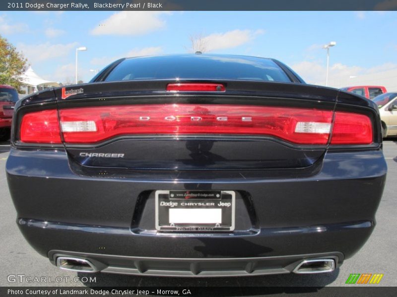Blackberry Pearl / Black 2011 Dodge Charger Rallye