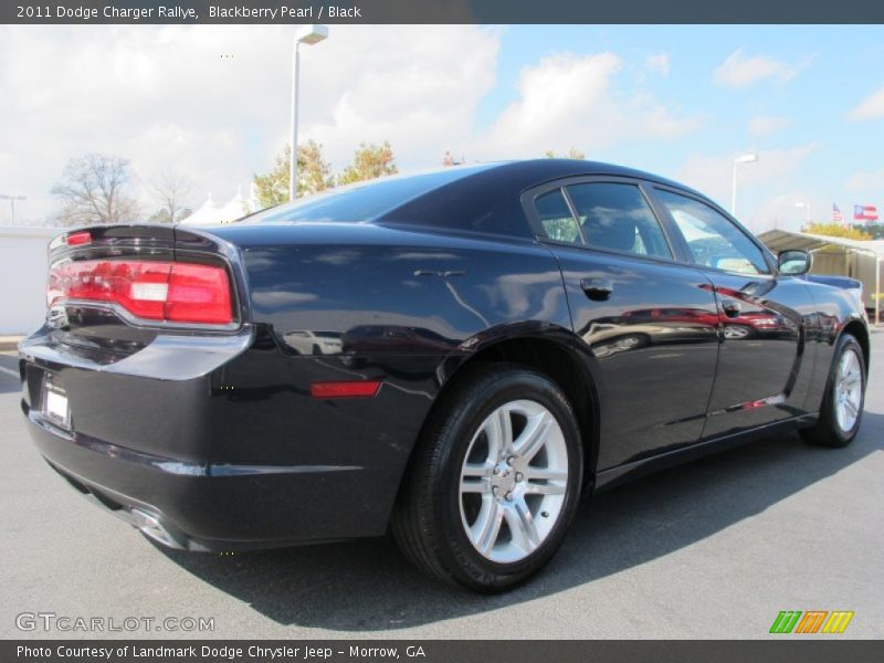 Blackberry Pearl / Black 2011 Dodge Charger Rallye