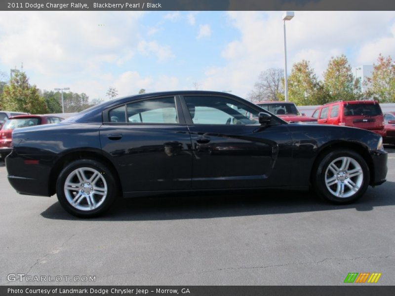 Blackberry Pearl / Black 2011 Dodge Charger Rallye