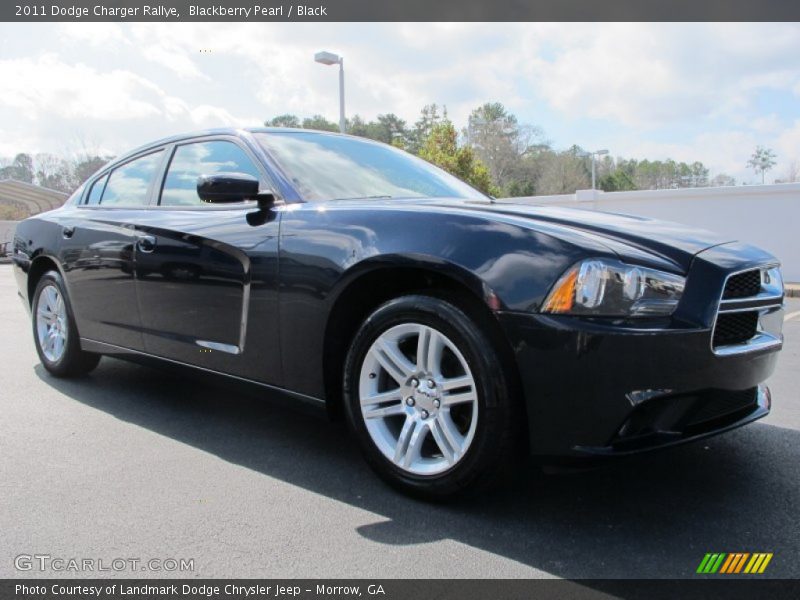 Blackberry Pearl / Black 2011 Dodge Charger Rallye