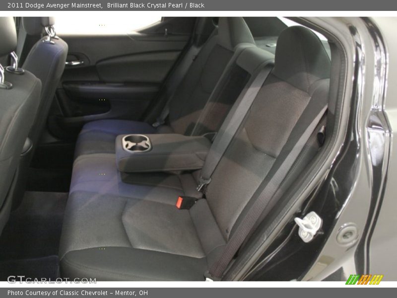 Brilliant Black Crystal Pearl / Black 2011 Dodge Avenger Mainstreet