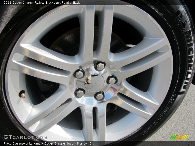 Blackberry Pearl / Black 2011 Dodge Charger Rallye