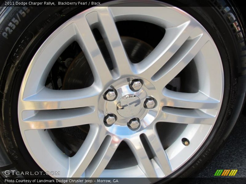 Blackberry Pearl / Black 2011 Dodge Charger Rallye