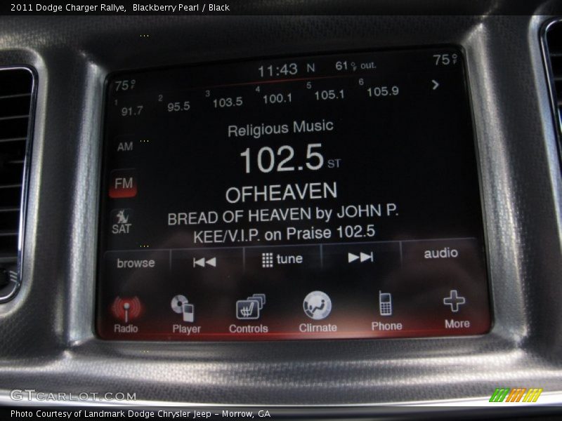 Blackberry Pearl / Black 2011 Dodge Charger Rallye