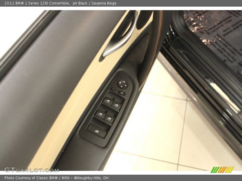 Jet Black / Savanna Beige 2011 BMW 1 Series 128i Convertible