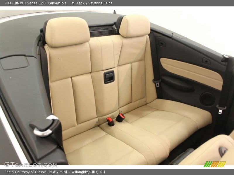 Jet Black / Savanna Beige 2011 BMW 1 Series 128i Convertible