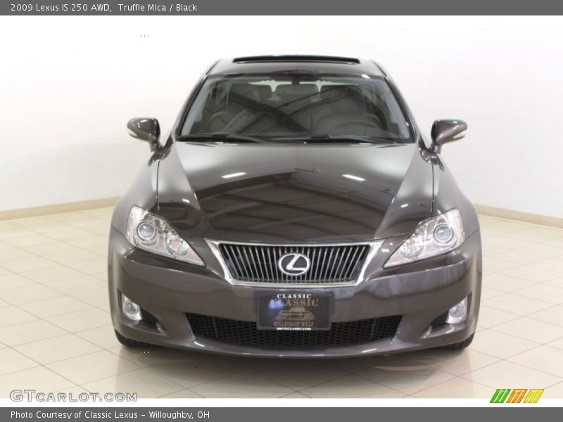 Truffle Mica / Black 2009 Lexus IS 250 AWD