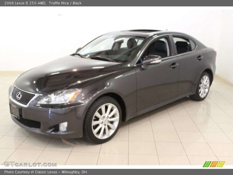 Truffle Mica / Black 2009 Lexus IS 250 AWD