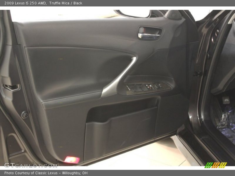Truffle Mica / Black 2009 Lexus IS 250 AWD