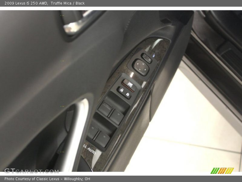 Truffle Mica / Black 2009 Lexus IS 250 AWD