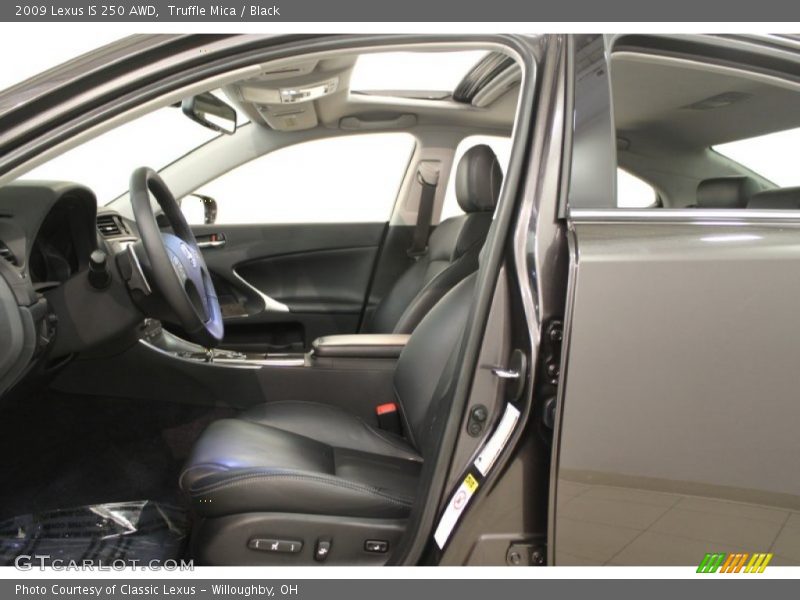 Truffle Mica / Black 2009 Lexus IS 250 AWD