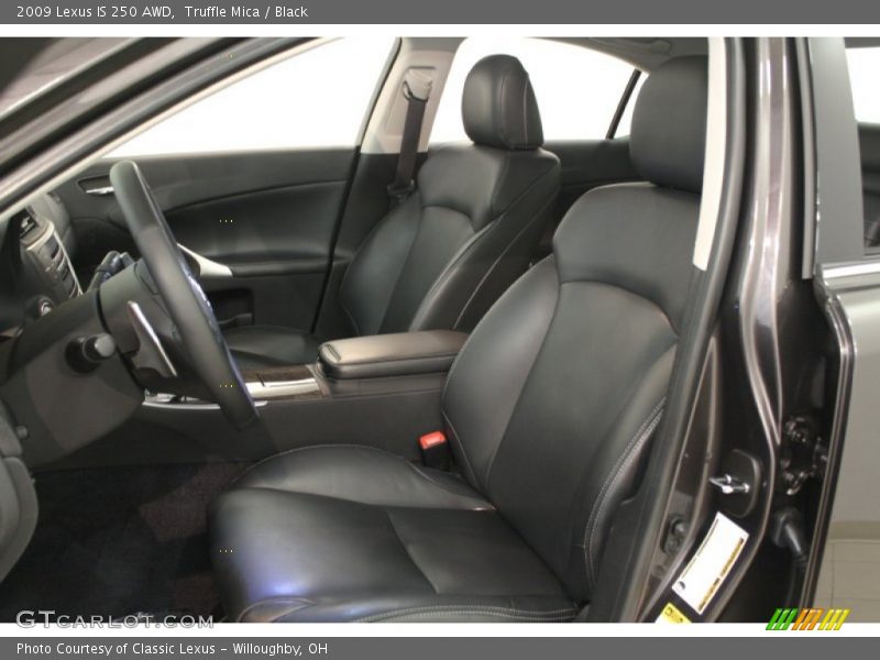 Truffle Mica / Black 2009 Lexus IS 250 AWD