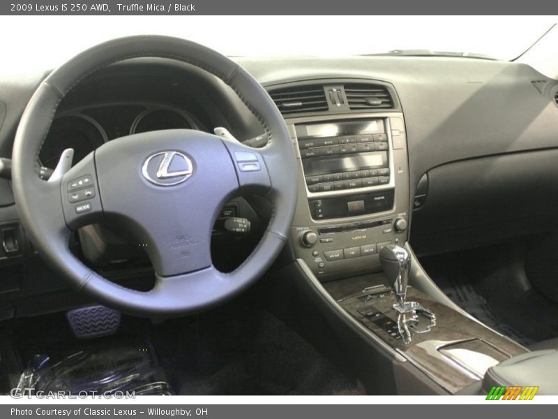 Truffle Mica / Black 2009 Lexus IS 250 AWD
