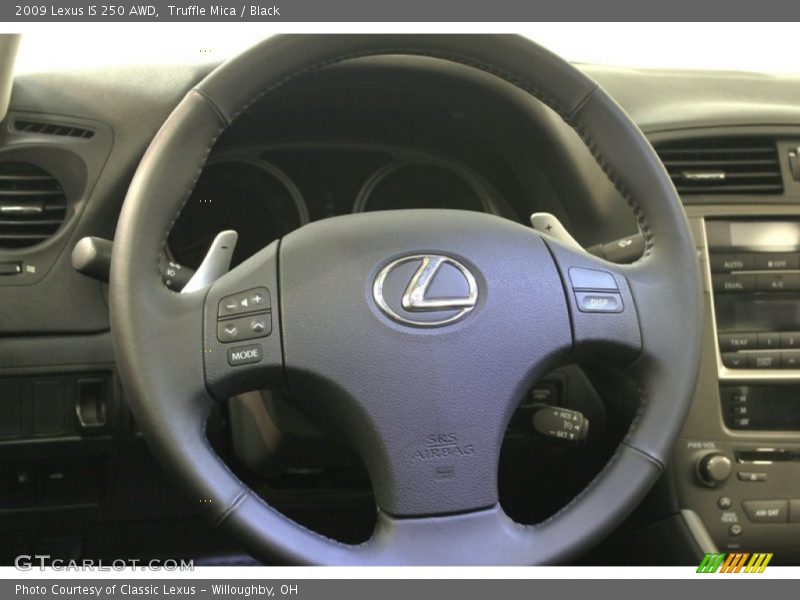 Truffle Mica / Black 2009 Lexus IS 250 AWD