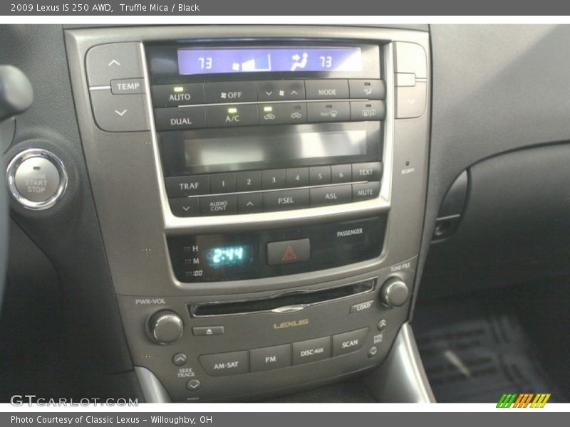 Truffle Mica / Black 2009 Lexus IS 250 AWD
