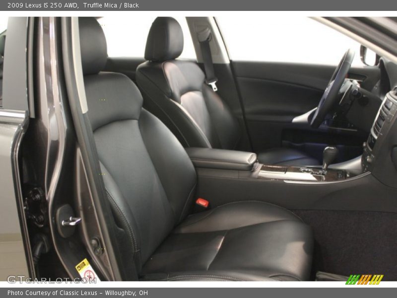 Truffle Mica / Black 2009 Lexus IS 250 AWD