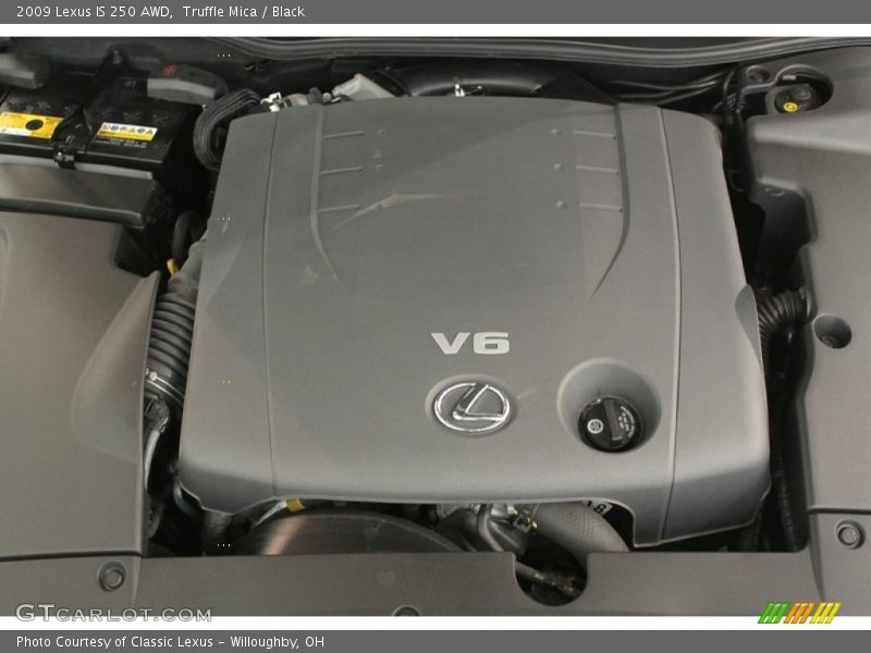 Truffle Mica / Black 2009 Lexus IS 250 AWD