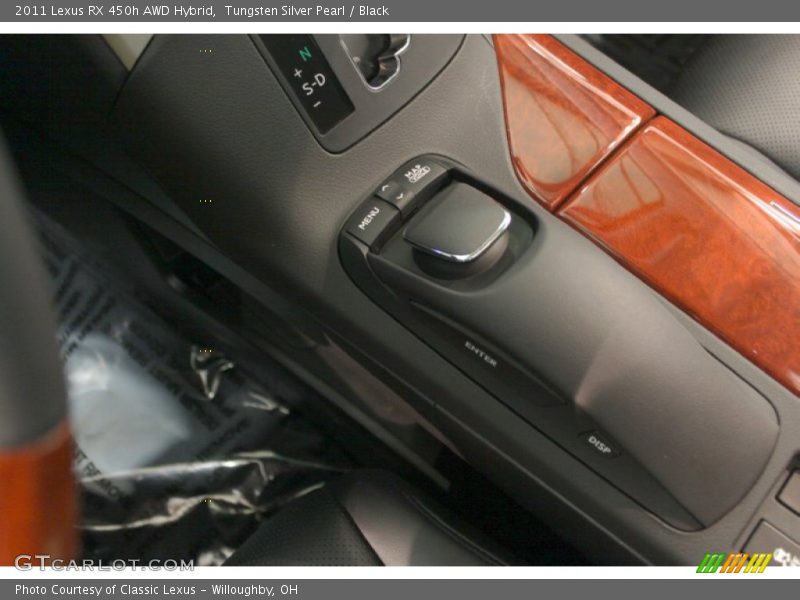 Tungsten Silver Pearl / Black 2011 Lexus RX 450h AWD Hybrid