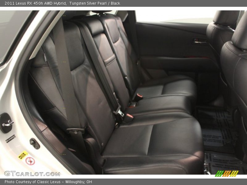 Tungsten Silver Pearl / Black 2011 Lexus RX 450h AWD Hybrid
