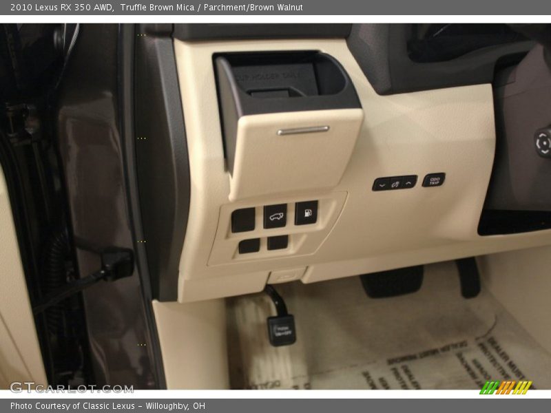 Truffle Brown Mica / Parchment/Brown Walnut 2010 Lexus RX 350 AWD