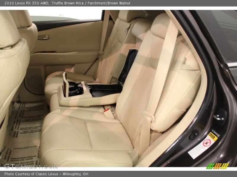Truffle Brown Mica / Parchment/Brown Walnut 2010 Lexus RX 350 AWD