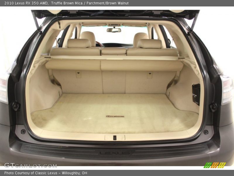 Truffle Brown Mica / Parchment/Brown Walnut 2010 Lexus RX 350 AWD
