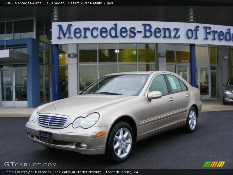 Desert Silver Metallic / Java 2002 Mercedes-Benz C 320 Sedan