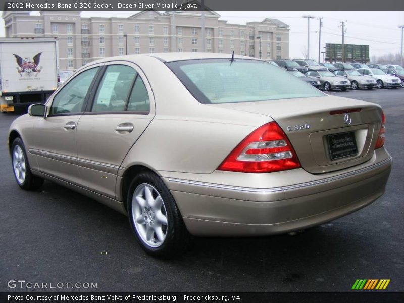 Desert Silver Metallic / Java 2002 Mercedes-Benz C 320 Sedan