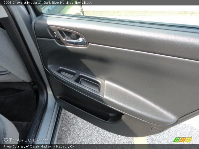 Dark Silver Metallic / Ebony Black 2008 Chevrolet Impala LS